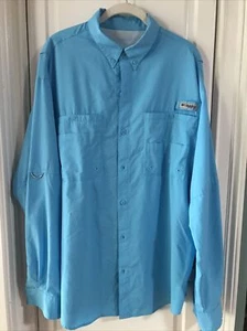 Columbia Performance Fishing Gear Shirt, belüftet, Größe L, Omni-Shade Stoff - Bild 1 von 12