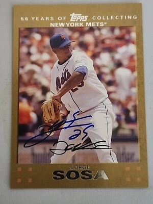 Jorge Sosa Signed 2007 Topps Updates & Highlights - Gold #UH104  /2007 - Image 1 of 2