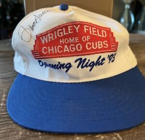 Casquette chapeau Snapback Chicago Cubs Wrigley Field Opening Night 1993 - signée Ron Santo