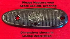 Winchester Logo Butt Plate - fits Models 12, 21, 24, 37, 50, 97, 101 & 1911 -New - Picture 1 of 5