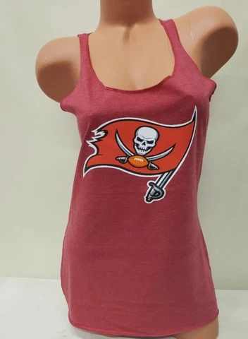 1807 Womens Ladies TAMPA BAY BUCCANEERS Razorback Tank Top SHIRT Red New Cover