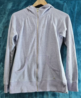 Moletom com capuz Victoria’s Secret Angel Wings zíper completo roxo MÉDIO "ANGEL VS" - Imagem 1 de 4