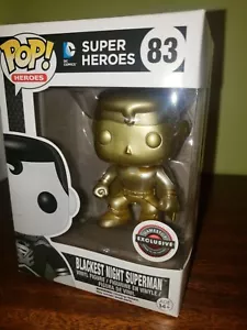 Blackest Night Superman Gold #83 Funko Pop Gamestop Exclusice Super Heroes - Bild 1 von 6