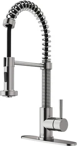 VIGO VG02001STK1 19" H 19" H Single-Handle with Pull-Down Sprayer Kitchen Faucet - Picture 1 of 4