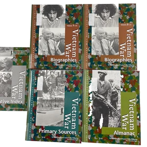 4 vol. U.X.L Vietnam War : Biographies by Kevin Hillstrom 2001 w/ index HC - Picture 1 of 20