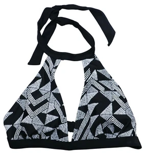 Hula Honey Muse Maze Print Choker Neckline Juniors Bikini Top Swimwear NWT - Picture 1 of 1