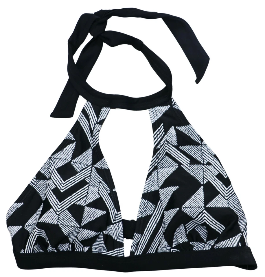 Top de bikini Hula Honey Muse estampado laberinto gargantilla escote juniors traje de baño nuevo con etiquetas Foto 1 de 1