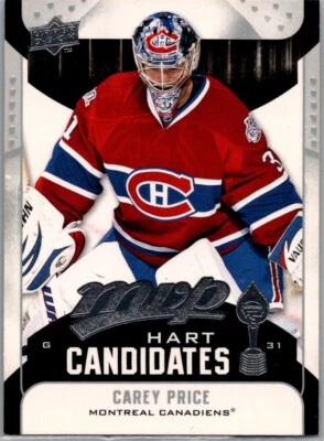 2009-10 Upper Deck MVP Hart Candidates #HC8 Carey Price - Image 1 of 2