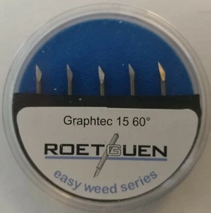 Original Roetguen Graphtec 15 60° Vinyl Cutter Plotter Blades - Picture 1 of 1