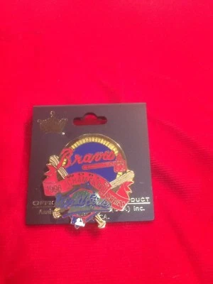 NEW 1996 Atlanta Braves World Series Champions Pin - MLB  - Image 1 of 2