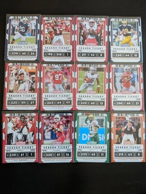 2020 Panini Football Contenders Draft Picks Singles (Base Cards 1-100) - Image 1 of 4