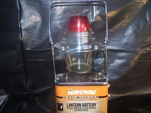 Ray-O-Vac Vintage Sportsman Laterne/Taschenlampe mit 6V Akku Laterne Batterie - Bild 1 von 7