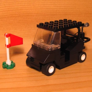 DadventureDan's CUSTOM GOLF CART BLACK for LEGO town city club golfer gift set - Picture 1 of 3