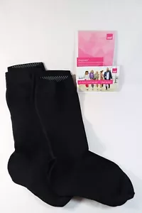 2 Paar Kompression KNIESTRÜMPFE Mediven geschlossene Zehen SOCKEN mit Silikon Punkte Band CCL2 - Bild 1 von 9