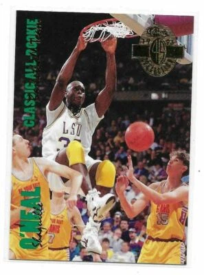 1993 Classic 4-Sport Shaquille O'Neal Rookie Card  - Image 1 of 2