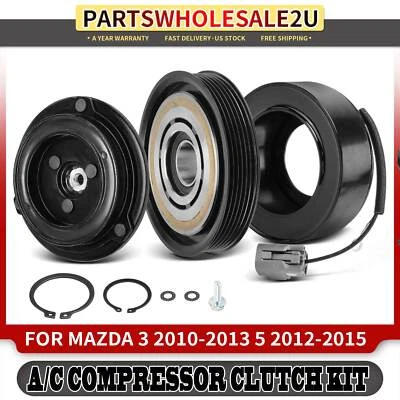 Kit de embrague compresor de aire acondicionado para Mazda 3 2010-2013 5 2012-2015 2,3 L 2,5 L HS18 Foto 1 de 4
