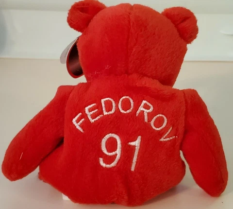 Salvino's Bammers - Sergei Federov #91- 1999 Detroit Red Wings, NHL Hockey, red Cover