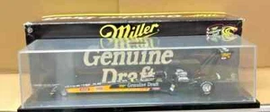 Larry Dixon 1995 Miller Genuine Draft Top Fuel Dragster W/Case 1:24 scale Action - Picture 1 of 7