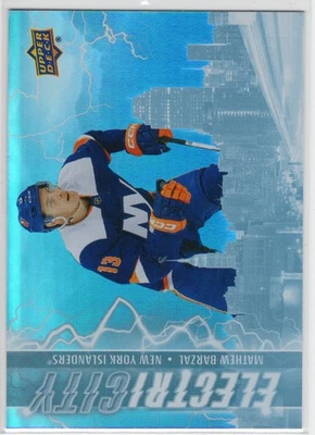 2024-25 Upper Deck Series 2 - Electricity Mathew Barzal #EC-3 - Image 1 of 2