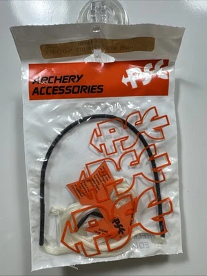 Vintage PSE Compound Bow String 2865 Fast Cam #672 32" Draw Black White - Image 1 of 4