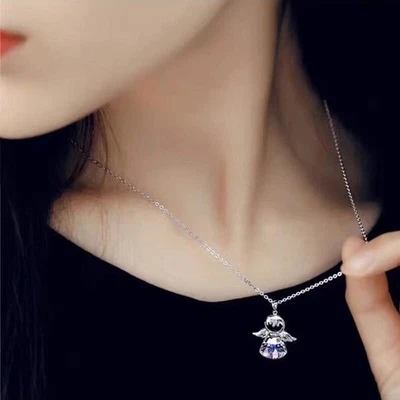  Collana con angelo in argento Sweet Love Angelo custode Collana con ciondolo in - Immagine 1 di 4