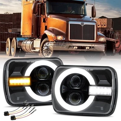 For International Harvester 9900 4700 4800 4900 8100 3800 7x6" 5X7 Led headlight - Image 1 of 4