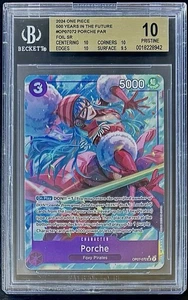 BGS 10 One Piece OP07-072 SR* Porche - English - 500 Years in the Future -Graded - Picture 1 of 2