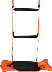 26ft Fire Escape Ladder - Emergency Safety Rope for 2-3 26, Orange - Picture 1 of 7