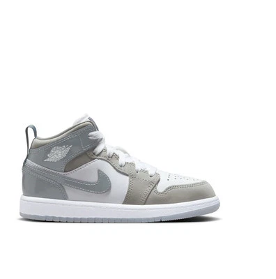 Jordan 1 Mid Kid's blanco/gris frío-gris medio (HF3194 100) Foto 1 de 4