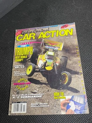 Vintage Radio Control Car Action RC CAR Magazine OCT 1991 Kyosho World Champs - Image 1 of 4