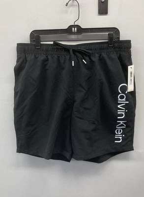Nuevo con etiquetas Bañador Calvin Klein Negro Secado Rápido Logo Para Hombre Talla XL Foto 1 de 4