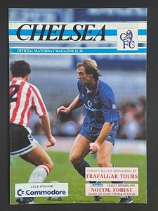 1990/91 CHELSEA V NOTTINGHAM FOREST 20-10-1990 DIVISION 1 - Picture 1 of 1