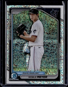 2024 Bowman Draft Noble Meyer Chrome Sparkles Refractor 069/200 - Picture 1 of 2