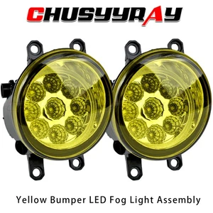 For TOYOTA YARIS 2007-2013 2014 PAIR Front Bumper LED Fog Light Driving Lamp - Picture 1 of 10