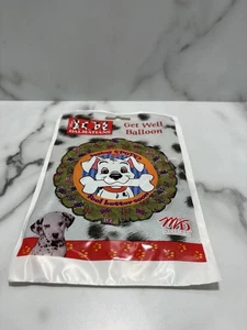 Vintage Disneys 101 Dalmatiner Get Well Ballon Helium Neu - Bild 1 von 2