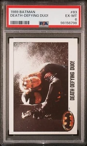 1989 Topps Batman #83 Death-Defying Duo! PSA6 EX-MT - Picture 1 of 2