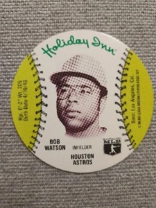 1977 MSA Holiday Inn Card/Disc Bob Watson - Picture 1 of 2