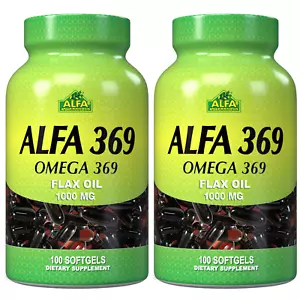 Alfa 369 Omega 369 - 1000mg - 200 cápsulas blandas - Imagen 1 de 3