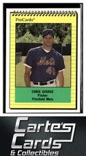 Chris George 1991 ProCards #3416  Pittsfield Mets