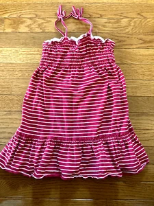 Girl's Red & White Striped Gap Sundress Sz. XS - Picture 1 of 2