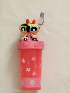 POWERPUFF GIRLS~  PLASTIC  10-OZ. TUMBLER CUP, MULTI-COLOR ,BIRTHDAY PARTY  - Picture 1 of 3