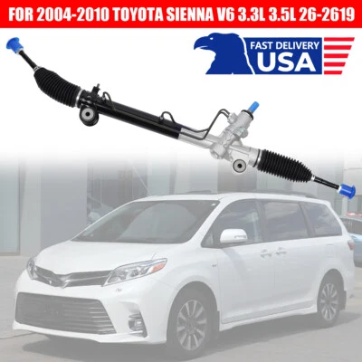 Steering Rack 44250-08040 for Toyota Sienna Minivan 2004-2010 Front Hydraulic Foto 1 de 4