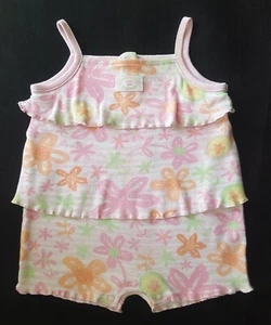 Carter's Infant Girl's Keep-Cool Layered Sweet Pea Sun-suit Romper Size 3 Months - Picture 1 of 6