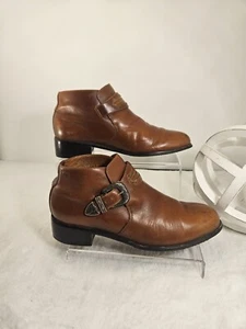 Ariat Damen-Stiefeletten 8B braun Mönchsriemen Schnalle Westernleder - Bild 1 von 11