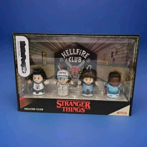 Stranger Things Fisher-Price Little People Collector 4pk Hell Fire Club New - Picture 1 of 7
