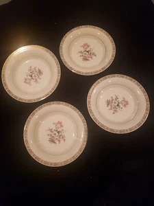 Set 4 Limoges USA Candle Light Masterpiece 1 LC-S288-30- 8" Soup Bowls 22K Gold  - Picture 1 of 7