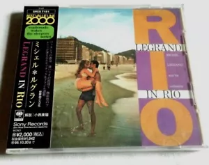 Michel Legrand and his orchestra LEGRAND IN RIO CD SONY (JAPAN) 1993 SEALED OBI - Picture 1 of 5