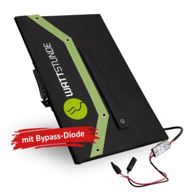 WATTSTUNDE® SunFolder WS340SF faltbare Solartasche