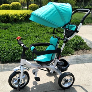 4 In 1 Tricycle Bike Trike Baby Prams Kids Stroller Toddler Ride-On Toy Gift HOT - Picture 1 of 20