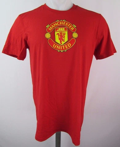 Manchester United International Soccer Men's Club Team Crest Red Shirt Cover